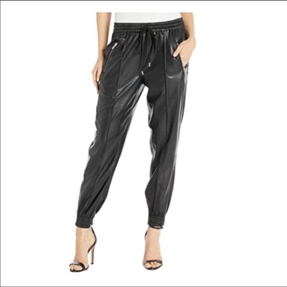Blank NYC Running Wild faux leather jogger NWT! 28 - Picture 1 of 12